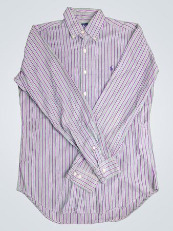Ralph Lauren Gestreiftes Hemd mit Knopfleiste