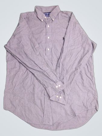 Ralph Lauren Yarmouth Hemd aus 100% Baumwolle mit Button-Down-Kragen
