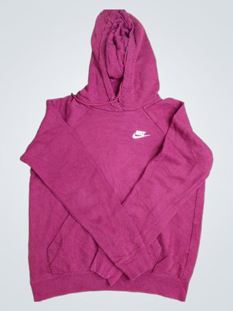 Nike Burgunderfarbener Pullover-Hoodie