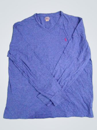 Polo Ralph Lauren Langärmliges V‑Ausschnitt‑T-Shirt