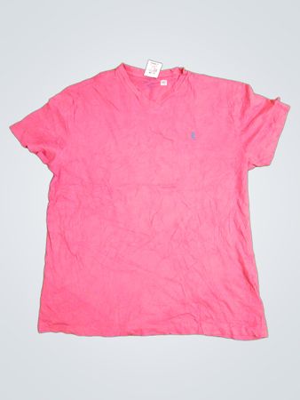 Polo Ralph Lauren Men's Pink V-Neck T-Shirt