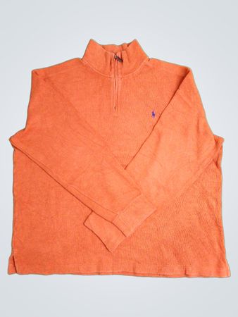 Ralph Lauren Maglione con zip a 1/4