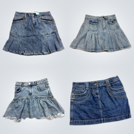Y2K Denim Mini Skirts