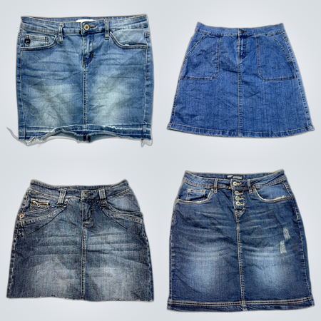 Denim Mini Skirt