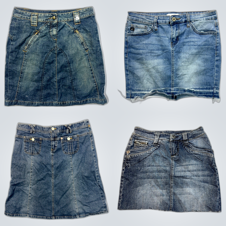 Denim Mini Skirt