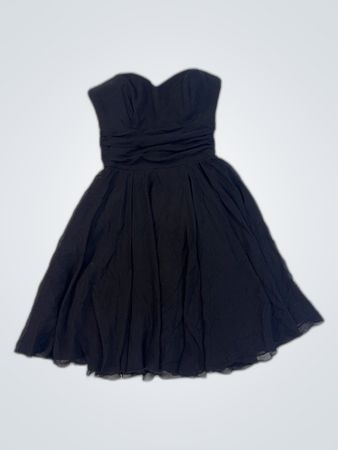 Carina Black Strapless Mini Dress