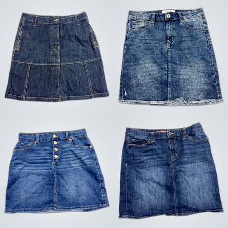 Y2K Denim Mini Skirts