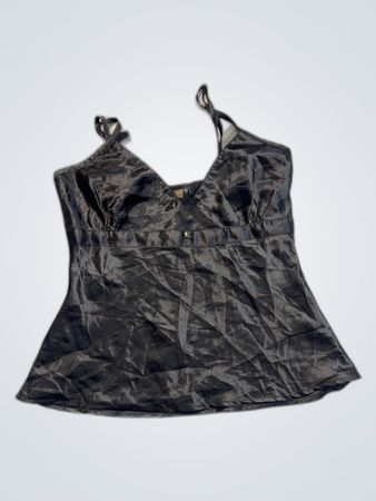 Joliesse Black Satin Camisole