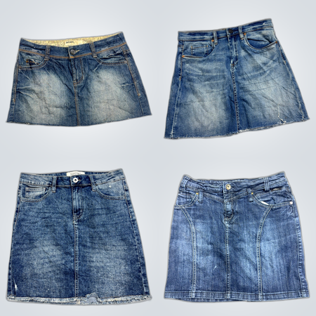 Y2K Denim Mini Skirts