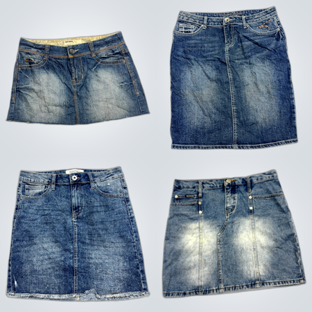 Denim Mini Skirts Bundle