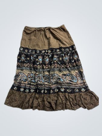Studio Patterned Maxi Skirt