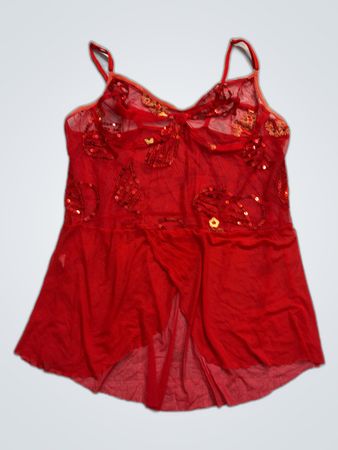 Red Lace Chemise