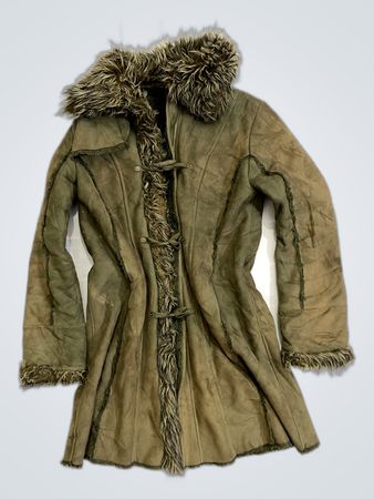 Green Fur-Lined Coat
