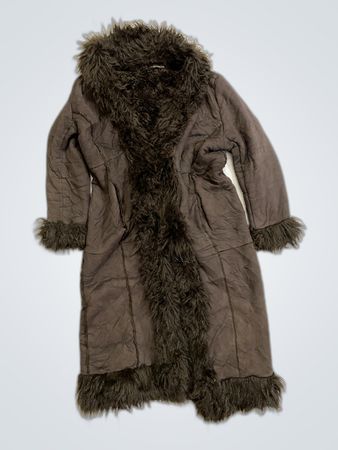 Dorothy Perkins Fur Trimmed Coat