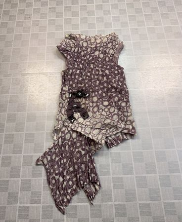 Blouse with Circle Pattern