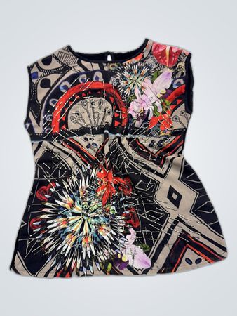 Bensimon Printed Sleeveless Blouse
