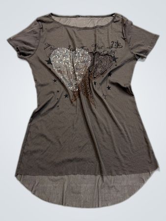 Unbranded Printed Mesh T-Shirt