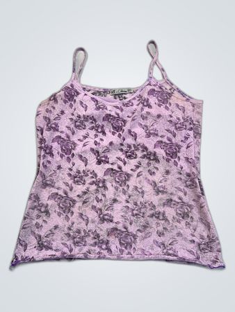 HTT-Collection Purple Floral Printed Camisole