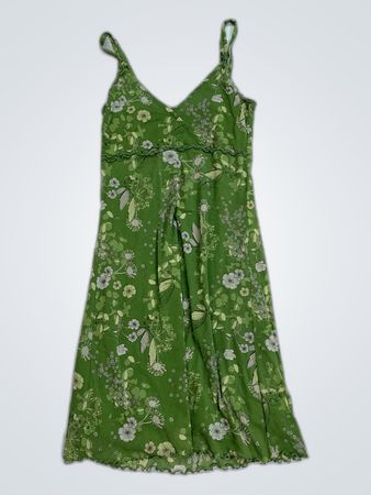 Green Floral Dress