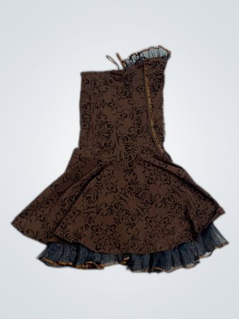 One-Shoulder Patterned Mini Dress