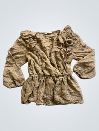 ONLY Ruffled Long-Sleeve Blouse
