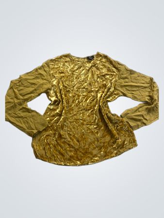 Gold Long-Sleeve Top