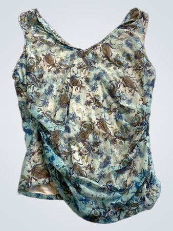 Floral Pattern Tank Top