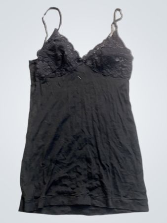Black Lace Trim Camisole