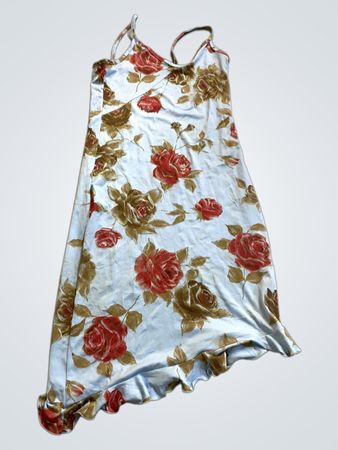 Blue Floral Nightgown