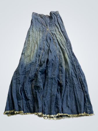 Denim Maxi Skirt