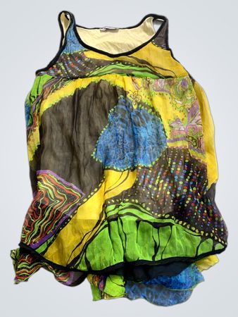 Eight Miles Colorful Sleeveless Top