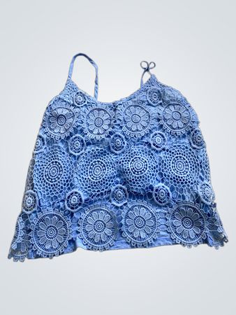 Blue Lace Camisole
