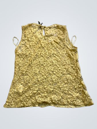 Yellow Lace Top