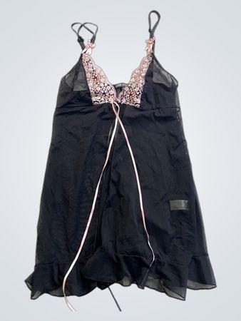 Love Store Black Nightgown