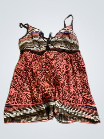O'Neill Coral Leaf Print Cami Top
