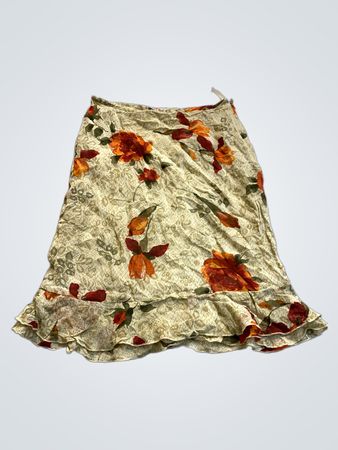 s.Oliver Floral Print Ruffle Skirt
