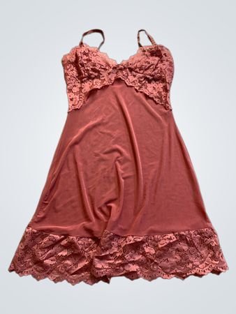 Lace Trim Slip Dress