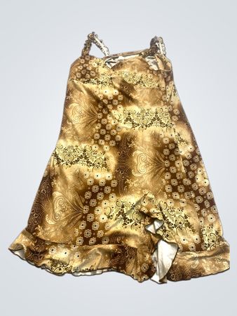 Gold Satin Nightgown