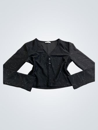Black Long-Sleeve Top