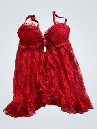Red Lace Chemise