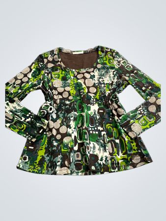 Zoe Green Patterned Top