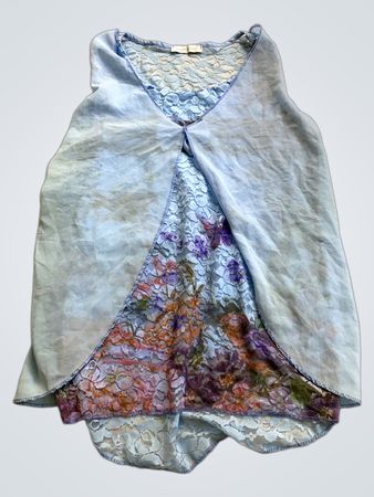 Blue Lace Top