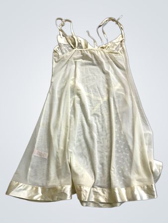 Sheer Pale Yellow Nightgown