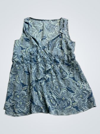 Blue Floral Dress