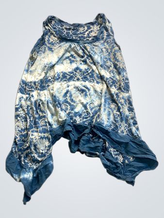 Blue Floral Romper