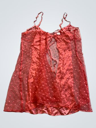 Pink Mesh Chemise
