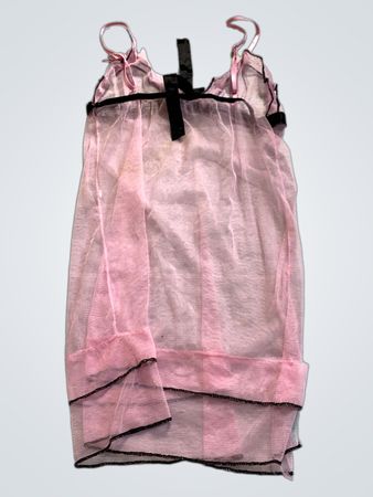 Pink Sheer Nightgown