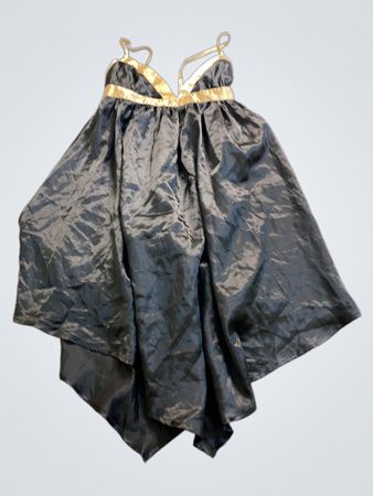 Black and Gold Dress