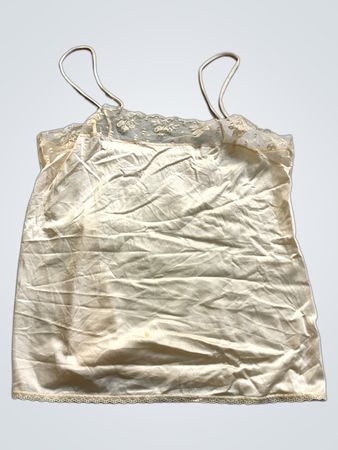 Beige Lace Trim Camisole