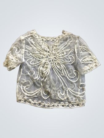 Sheer Beaded Top